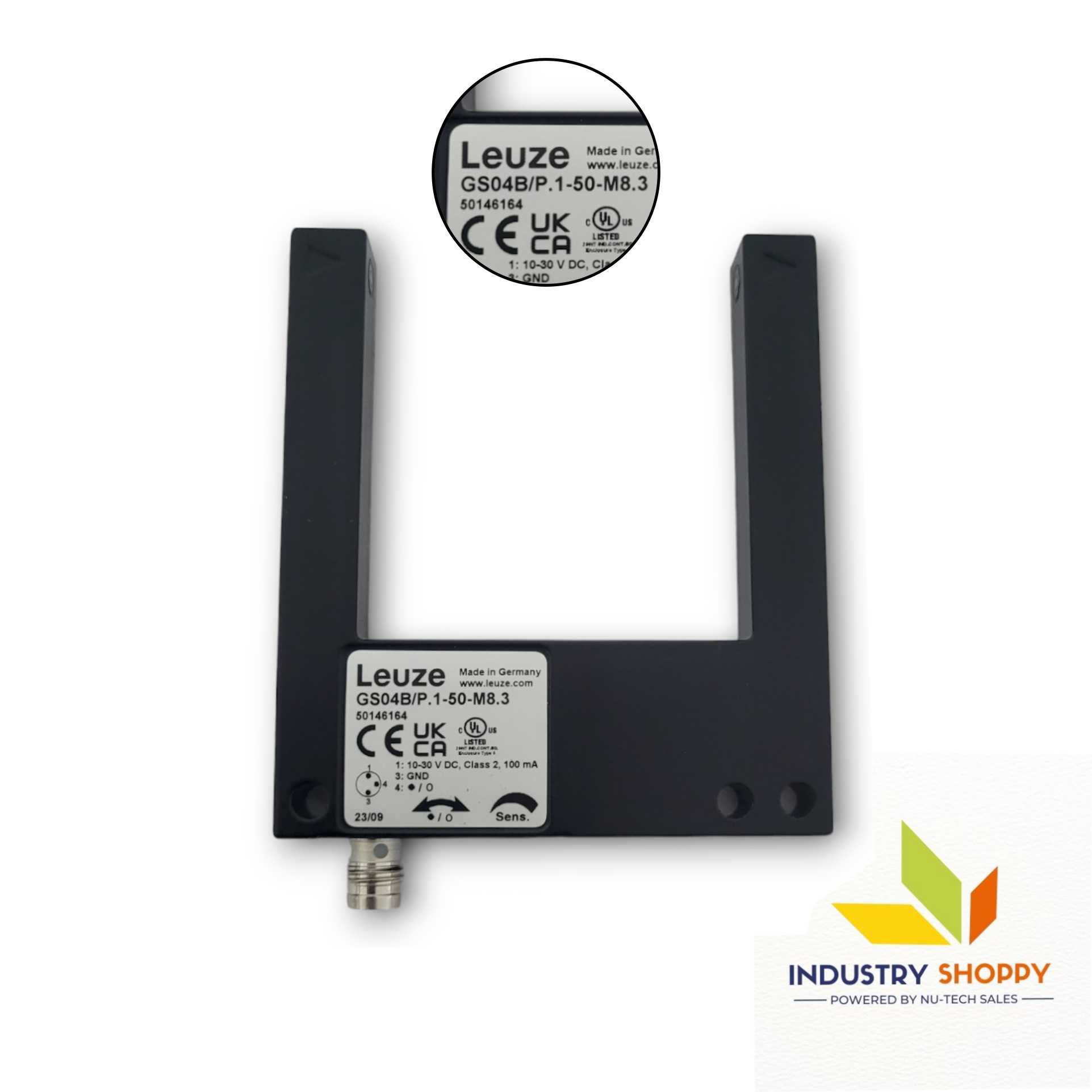 Leuze GS04B/P.1-50-M8.3 Fork Photoelectric Sensor Leuze GS04B/P.1-50-M8.3 Fork Photoelectric Sensor